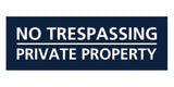 Signs ByLITA Basic No Trespassing Private Property Sign