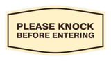 Signs ByLITA Fancy Please Knock Before Entering Sign