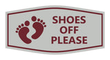 Signs ByLITA Fancy Shoes Off Please Remove Sign