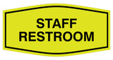 Signs ByLITA Fancy Staff Restroom Sign