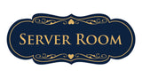 Signs ByLITA Designer Server Room Sign