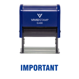 IMPORTANT Self Inking Rubber Stamp