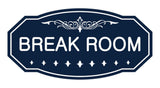 Victorian Break Room Sign