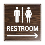 Signs ByLITA Square Restroom Sign