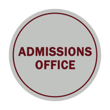Signs ByLITA Circle Admissions Office Sign