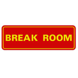 Standard Break Room Sign