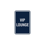 Portrait Round Vip Lounge Sign