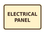 Signs ByLITA Classic Framed Electrical Panel Sign