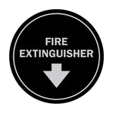 Signs ByLITA Circle Fire Extinguisher Sign
