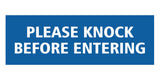 Signs ByLITA Basic Please Knock Before Entering