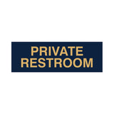 Basic Private Restroom Door / Wall Sign