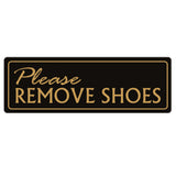 Standard Please Remove Shoes Wall Door Sign