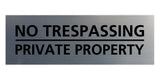 Signs ByLITA Basic No Trespassing Private Property Sign