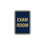 Portrait Round Exam Room Sign with Adhesive Tape, Mounts On Any Surface, Weather Resistant