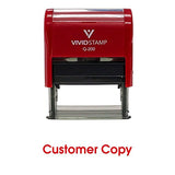 Customer Copy Self Inking Rubber Stamp