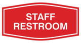 Signs ByLITA Fancy Staff Restroom Sign