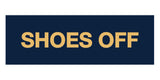 Signs ByLITA Basic Shoes Off Sign
