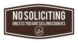 Fancy No Soliciting (Unless You Are Selling Cookies) Wall or Door Sign