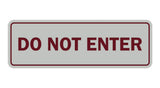 Signs ByLITA Standard Do Not Enter Sign