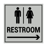 Signs ByLITA Square Restroom Sign