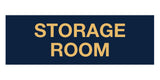 Navy Blue/Gold Signs ByLITA Basic Storage Room