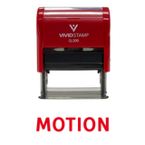 Motion Legal Self Inking Rubber Stamp