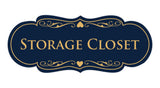Signs ByLITA Designer Storage Closet Sign