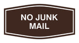 Signs ByLITA Fancy No Junk Mail Sign