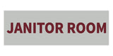 Signs ByLITA Basic Janitor Room Sign