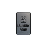 Portrait Round Laundry Room Sign