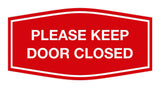 Signs ByLITA Fancy Please Keep Door Closed Sign