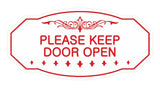 Victorian Please Keep Door Open Wall or Door Sign