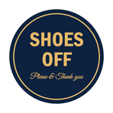 Signs ByLITA Circle Shoes off Please Thank you Sign
