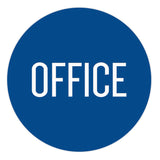 Circle OFFICE Wall / Door Sign