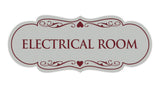 Signs ByLITA Designer Electrical Room Sign