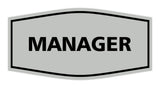 Fancy Manager Sign