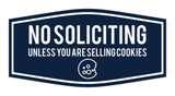 Fancy No Soliciting (Unless You Are Selling Cookies) Wall or Door Sign