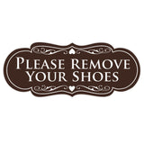 Designer PLEASE REMOVE YOUR SHOES Thank You Sign