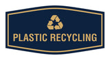Fancy Plastic Recycling Wall or Door Sign