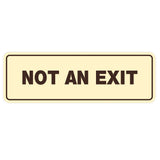 Standard Not An Exit Sign
