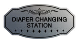Victorian Diaper Changing Station Sign