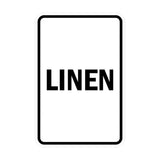 Portrait Round Linen Sign