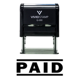Paid Self Inking Rubber Stamp