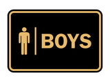 Signs ByLITA Classic Boys (male bathroom icon) Sign