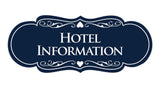 Signs ByLITA Designer Hotel Information Sign