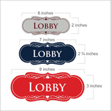 Signs ByLITA Designer Lobby Sign