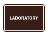 Signs ByLITA Classic Framed Laboratory Sign