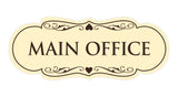 Designer Main Office Sign