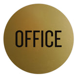 Circle OFFICE Wall / Door Sign