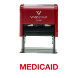 Medicaid Office Self Inking Rubber Stamp
